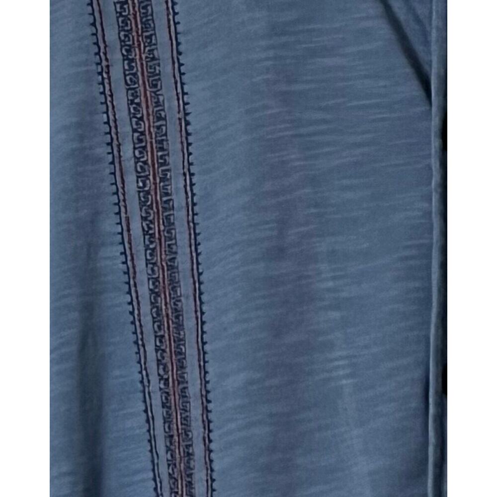 Tommy Bahama Shirt Mens Size M Blue Short Sleeve Button Up Collar Pima Cotton - Picture 8 of 10